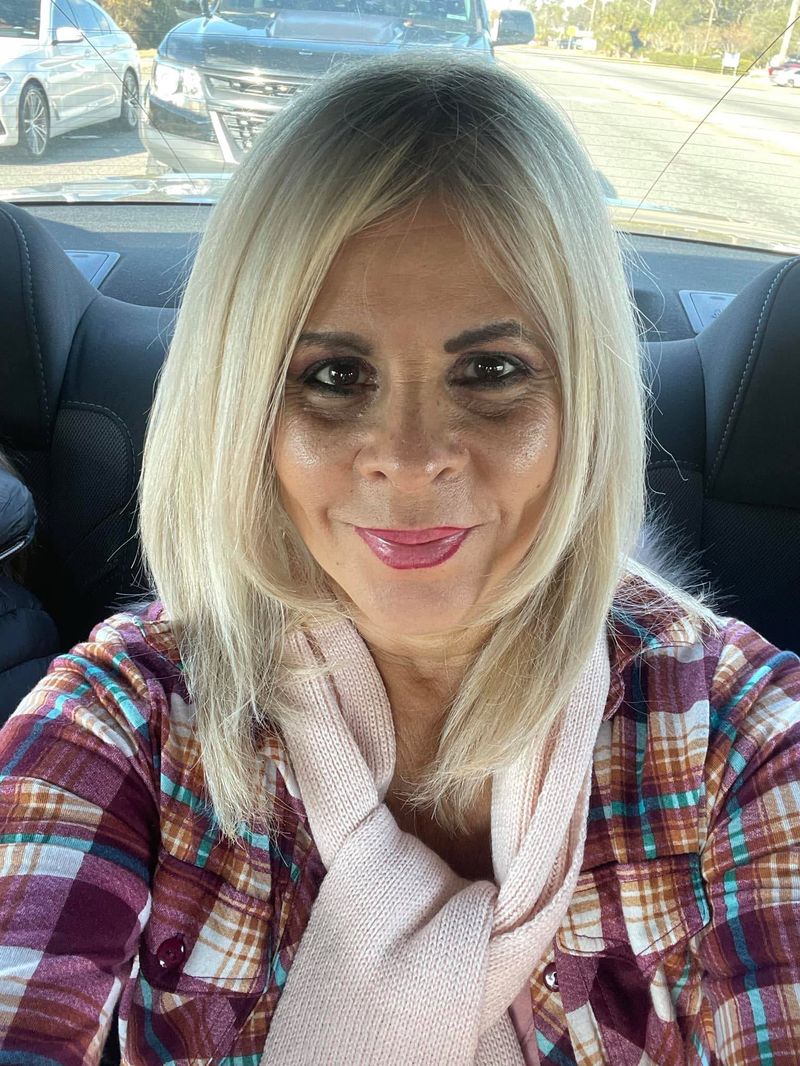 My own blonde, because I wear my work too